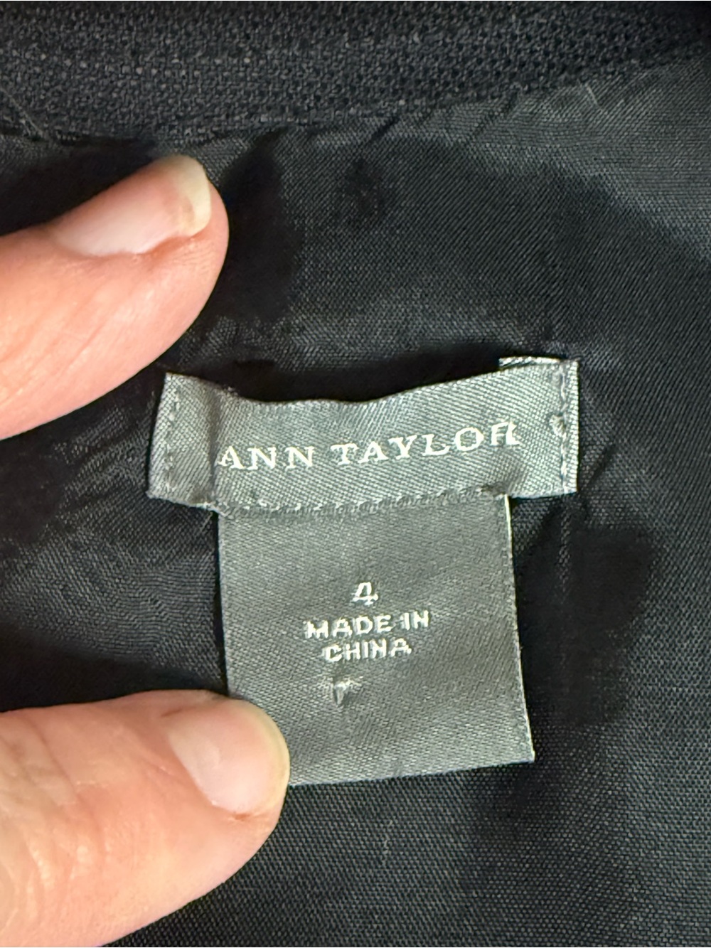 Ann Taylor Colorblock Sheath Dress Black Cream Windowpane Career Size 4 Chic - Picture 9 of 11